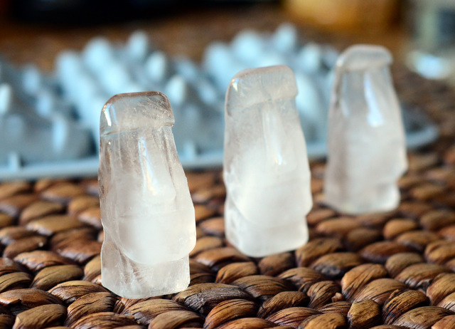Easter Island Ice Cubes by Fred