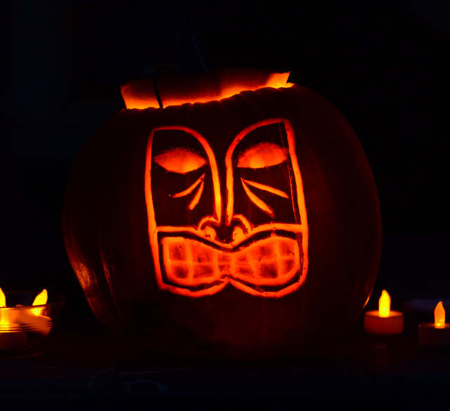 Carving Pumpkins with a Tiki Twist