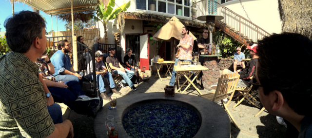 Panoramic Shot of the Ventiki Patio