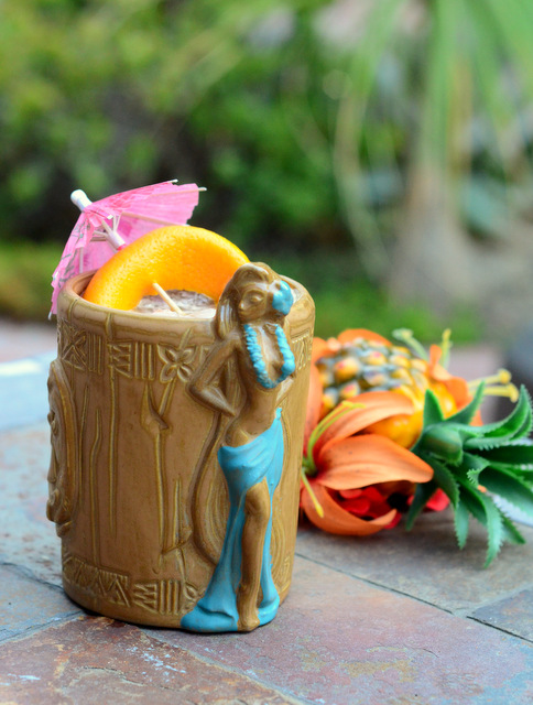 Lapu Lapu, a passionfruit tiki cocktail