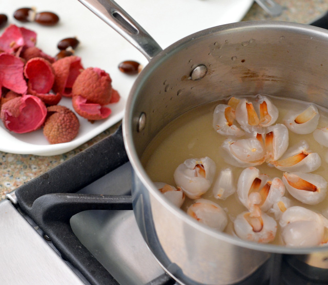 Homemade Lychee Syrup