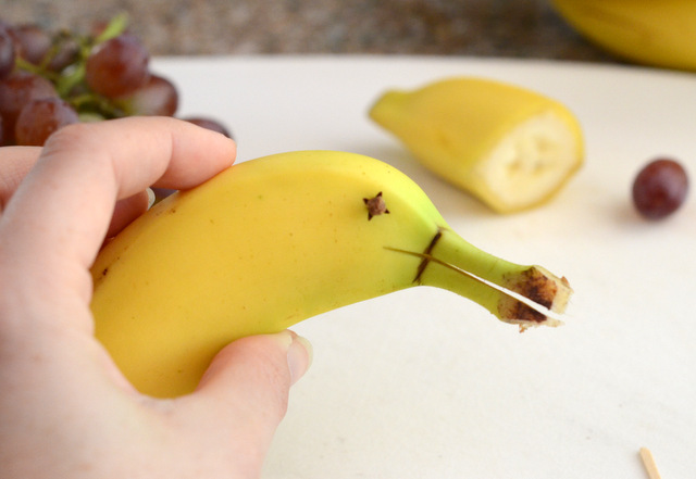 Modern Tiki Garnish: How to Make a Banana Dolphin