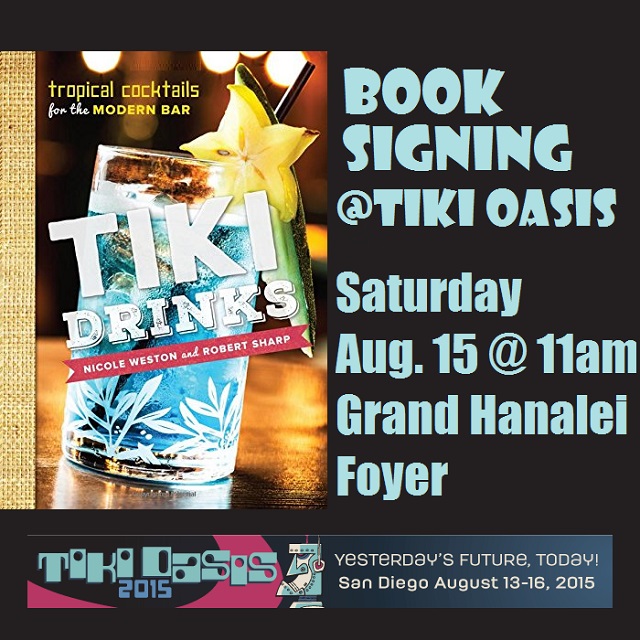Tiki Drinks Book Signing at Tiki Oasis!!