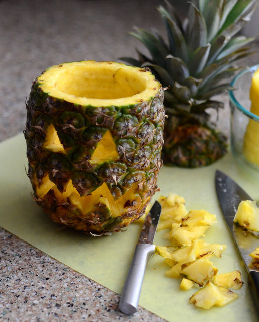 How to Carve a Pineapple Jack o' Lantern at Home