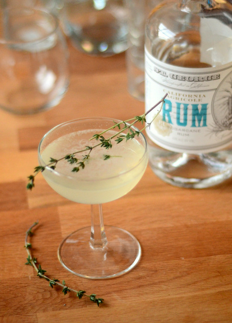 Citrus Season Cocktail with St. George California Agricole Style Rum