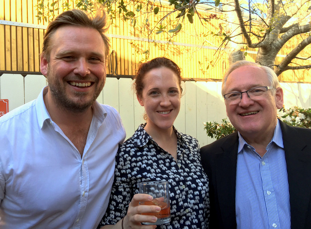 Sebastian Hamilton-Mudge, Nicole Weston and Desmond Payne