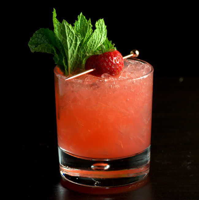 Bitter Strawberry Mai Tai